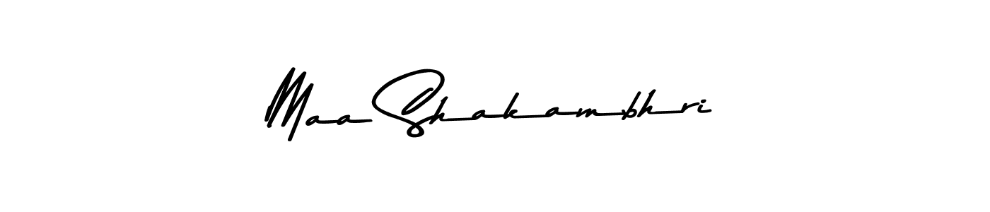 Also You can easily find your signature by using the search form. We will create Maa Shakambhri name handwritten signature images for you free of cost using Asem Kandis PERSONAL USE sign style. Maa Shakambhri signature style 9 images and pictures png
