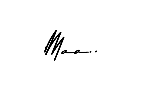 You should practise on your own different ways (Asem Kandis PERSONAL USE) to write your name (Maa..) in signature. don't let someone else do it for you. Maa.. signature style 9 images and pictures png