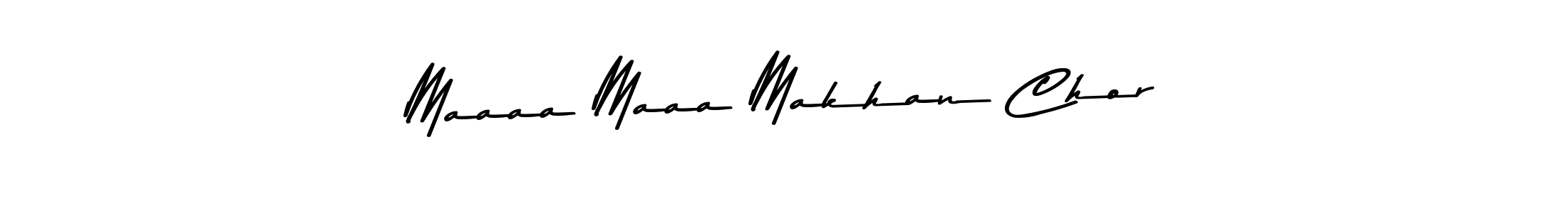 if you are searching for the best signature style for your name Maaaa Maaa Makhan Chor. so please give up your signature search. here we have designed multiple signature styles  using Asem Kandis PERSONAL USE. Maaaa Maaa Makhan Chor signature style 9 images and pictures png