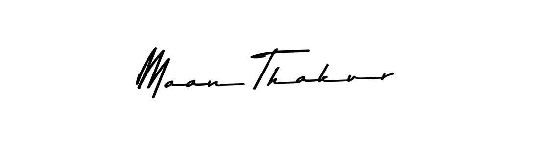 This is the best signature style for the Maan Thakur name. Also you like these signature font (Asem Kandis PERSONAL USE). Mix name signature. Maan Thakur signature style 9 images and pictures png