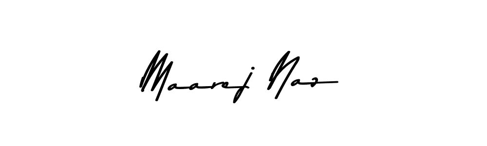 How to make Maarej Naz signature? Asem Kandis PERSONAL USE is a professional autograph style. Create handwritten signature for Maarej Naz name. Maarej Naz signature style 9 images and pictures png