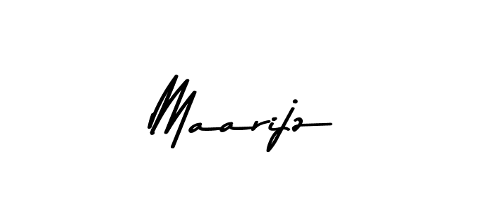 Create a beautiful signature design for name Maarijz. With this signature (Asem Kandis PERSONAL USE) fonts, you can make a handwritten signature for free. Maarijz signature style 9 images and pictures png