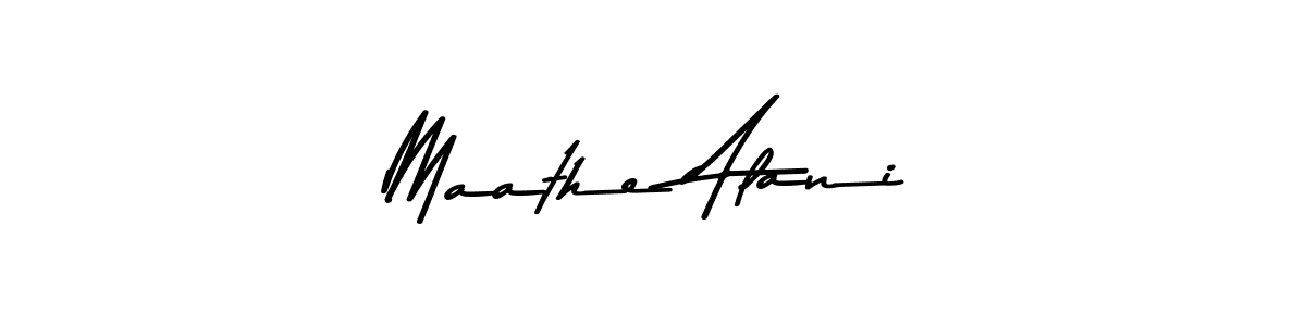 Here are the top 10 professional signature styles for the name Maathe Alani. These are the best autograph styles you can use for your name. Maathe Alani signature style 9 images and pictures png