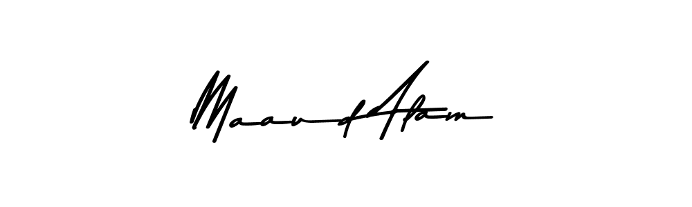Make a beautiful signature design for name Maaud Alam. Use this online signature maker to create a handwritten signature for free. Maaud Alam signature style 9 images and pictures png