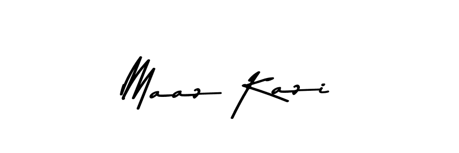 The best way (Asem Kandis PERSONAL USE) to make a short signature is to pick only two or three words in your name. The name Maaz Kazi include a total of six letters. For converting this name. Maaz Kazi signature style 9 images and pictures png