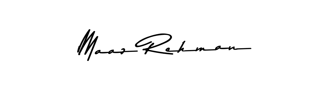 Also You can easily find your signature by using the search form. We will create Maaz Rehman name handwritten signature images for you free of cost using Asem Kandis PERSONAL USE sign style. Maaz Rehman signature style 9 images and pictures png