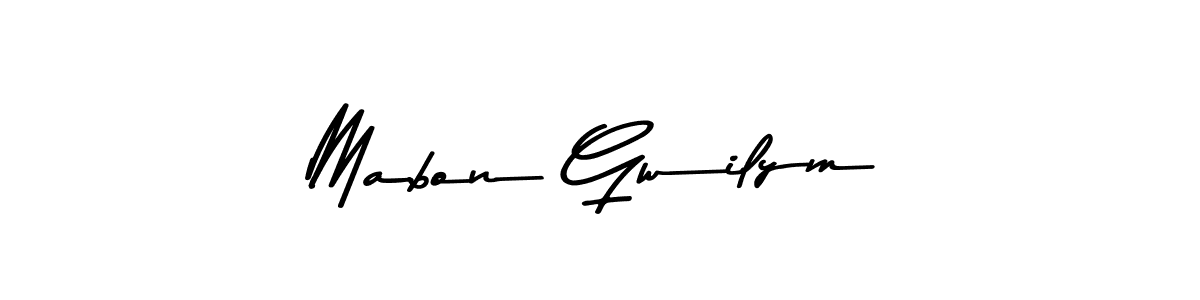 Asem Kandis PERSONAL USE is a professional signature style that is perfect for those who want to add a touch of class to their signature. It is also a great choice for those who want to make their signature more unique. Get Mabon Gwilym name to fancy signature for free. Mabon Gwilym signature style 9 images and pictures png