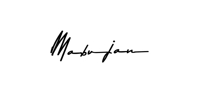 Make a beautiful signature design for name Mabujan. With this signature (Asem Kandis PERSONAL USE) style, you can create a handwritten signature for free. Mabujan signature style 9 images and pictures png