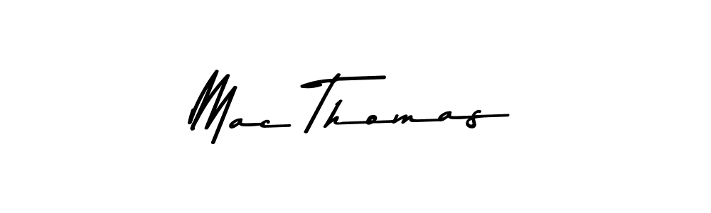 Make a beautiful signature design for name Mac Thomas. With this signature (Asem Kandis PERSONAL USE) style, you can create a handwritten signature for free. Mac Thomas signature style 9 images and pictures png