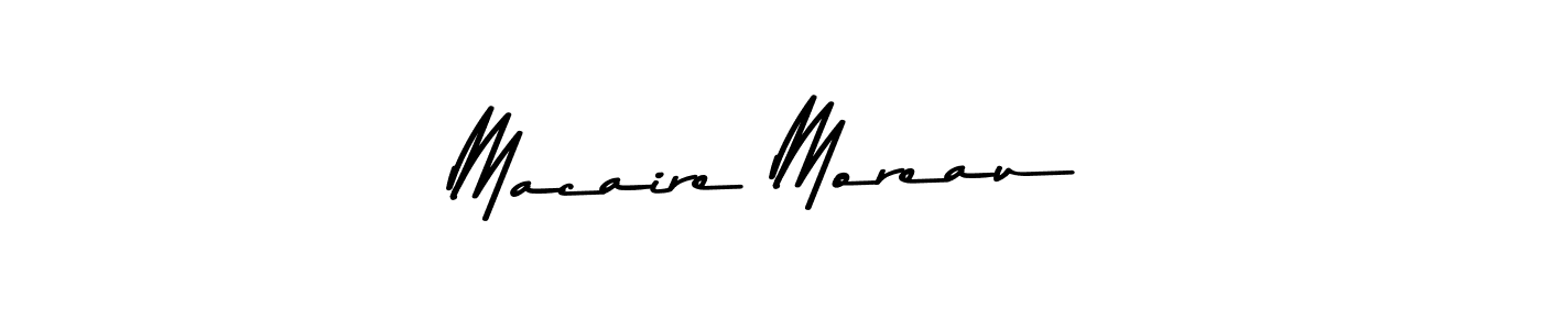 Macaire Moreau stylish signature style. Best Handwritten Sign (Asem Kandis PERSONAL USE) for my name. Handwritten Signature Collection Ideas for my name Macaire Moreau. Macaire Moreau signature style 9 images and pictures png