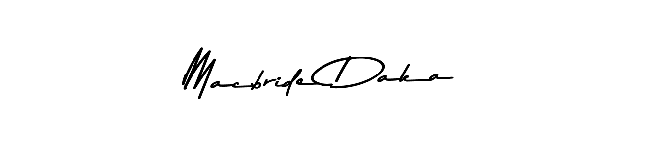 Also we have Macbride Daka name is the best signature style. Create professional handwritten signature collection using Asem Kandis PERSONAL USE autograph style. Macbride Daka signature style 9 images and pictures png