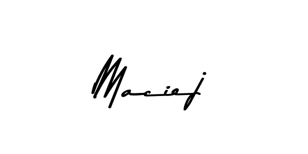 Similarly Asem Kandis PERSONAL USE is the best handwritten signature design. Signature creator online .You can use it as an online autograph creator for name Maciej. Maciej signature style 9 images and pictures png