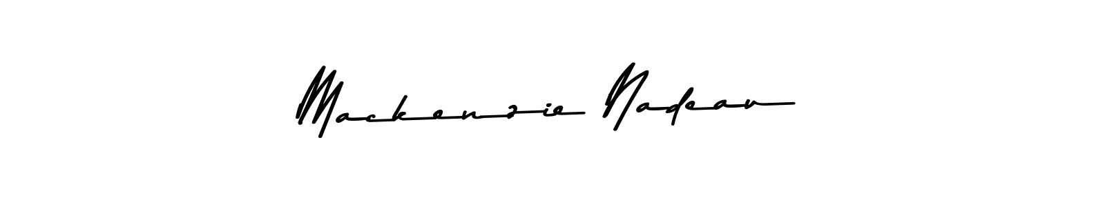 Create a beautiful signature design for name Mackenzie Nadeau. With this signature (Asem Kandis PERSONAL USE) fonts, you can make a handwritten signature for free. Mackenzie Nadeau signature style 9 images and pictures png