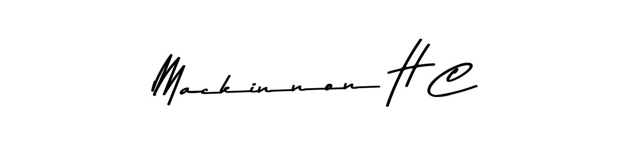 Create a beautiful signature design for name Mackinnon H C. With this signature (Asem Kandis PERSONAL USE) fonts, you can make a handwritten signature for free. Mackinnon H C signature style 9 images and pictures png