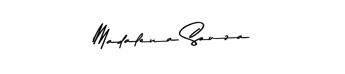How to Draw Madalena Souza signature style? Asem Kandis PERSONAL USE is a latest design signature styles for name Madalena Souza. Madalena Souza signature style 9 images and pictures png