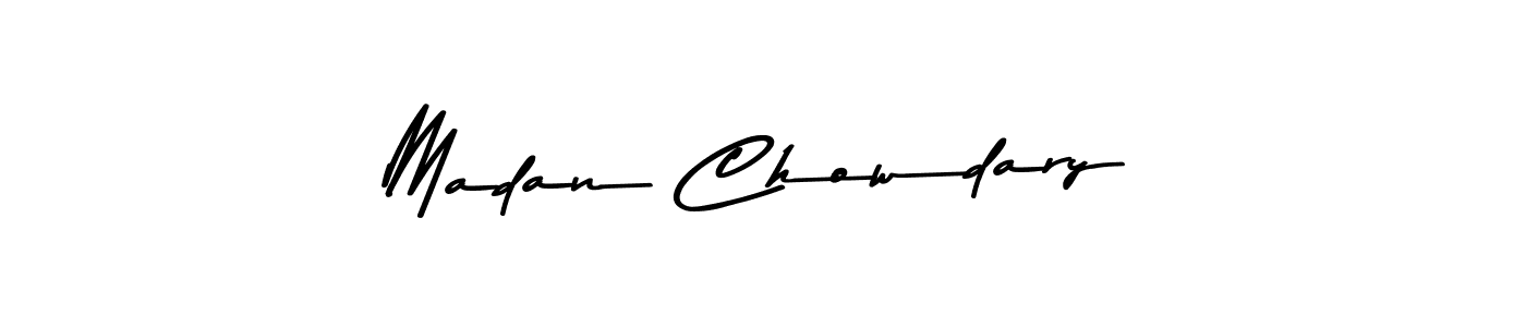 Similarly Asem Kandis PERSONAL USE is the best handwritten signature design. Signature creator online .You can use it as an online autograph creator for name Madan Chowdary. Madan Chowdary signature style 9 images and pictures png