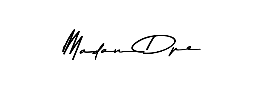 Use a signature maker to create a handwritten signature online. With this signature software, you can design (Asem Kandis PERSONAL USE) your own signature for name Madan Dpe. Madan Dpe signature style 9 images and pictures png