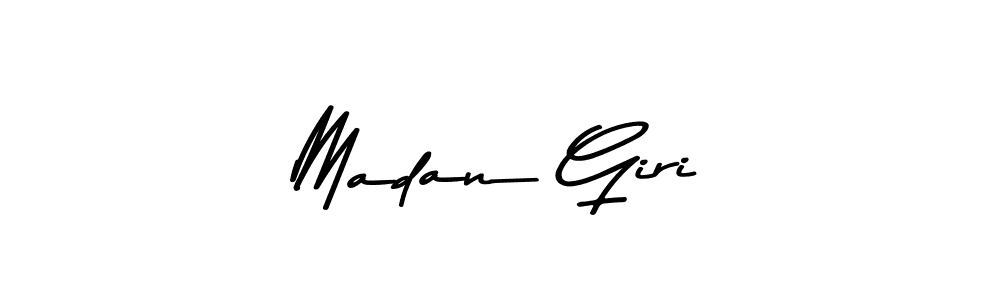 Use a signature maker to create a handwritten signature online. With this signature software, you can design (Asem Kandis PERSONAL USE) your own signature for name Madan Giri. Madan Giri signature style 9 images and pictures png