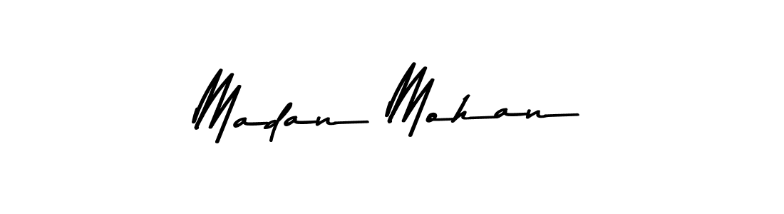 Make a beautiful signature design for name Madan Mohan. With this signature (Asem Kandis PERSONAL USE) style, you can create a handwritten signature for free. Madan Mohan signature style 9 images and pictures png