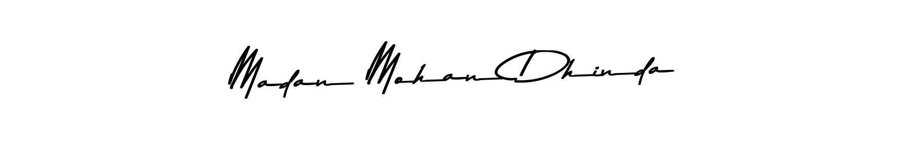 The best way (Asem Kandis PERSONAL USE) to make a short signature is to pick only two or three words in your name. The name Madan Mohan Dhinda include a total of six letters. For converting this name. Madan Mohan Dhinda signature style 9 images and pictures png