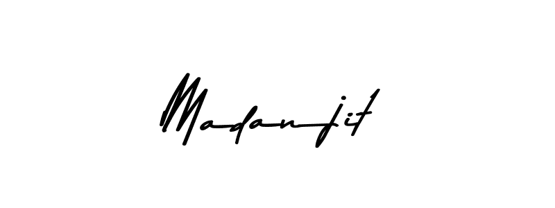 Madanjit stylish signature style. Best Handwritten Sign (Asem Kandis PERSONAL USE) for my name. Handwritten Signature Collection Ideas for my name Madanjit. Madanjit signature style 9 images and pictures png