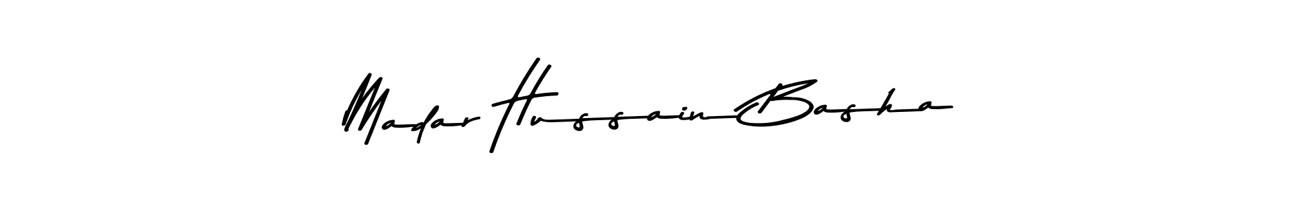 Use a signature maker to create a handwritten signature online. With this signature software, you can design (Asem Kandis PERSONAL USE) your own signature for name Madar Hussain Basha. Madar Hussain Basha signature style 9 images and pictures png