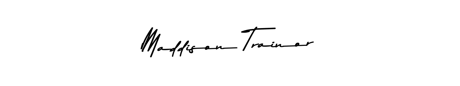 Design your own signature with our free online signature maker. With this signature software, you can create a handwritten (Asem Kandis PERSONAL USE) signature for name Maddison Trainor. Maddison Trainor signature style 9 images and pictures png