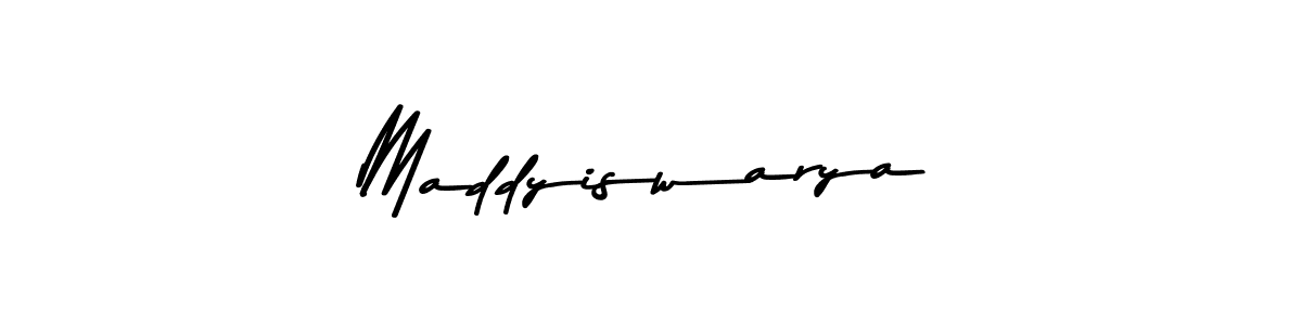 Maddyiswarya stylish signature style. Best Handwritten Sign (Asem Kandis PERSONAL USE) for my name. Handwritten Signature Collection Ideas for my name Maddyiswarya. Maddyiswarya signature style 9 images and pictures png