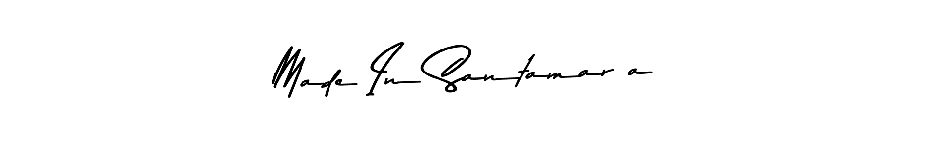 Also You can easily find your signature by using the search form. We will create Made In Santamaría name handwritten signature images for you free of cost using Asem Kandis PERSONAL USE sign style. Made In Santamaría signature style 9 images and pictures png