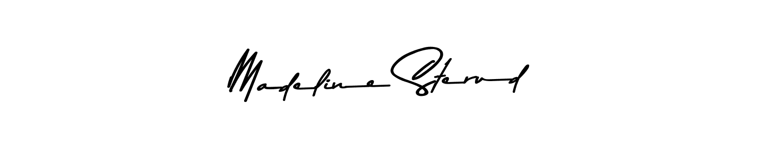 Design your own signature with our free online signature maker. With this signature software, you can create a handwritten (Asem Kandis PERSONAL USE) signature for name Madeline Sterud. Madeline Sterud signature style 9 images and pictures png