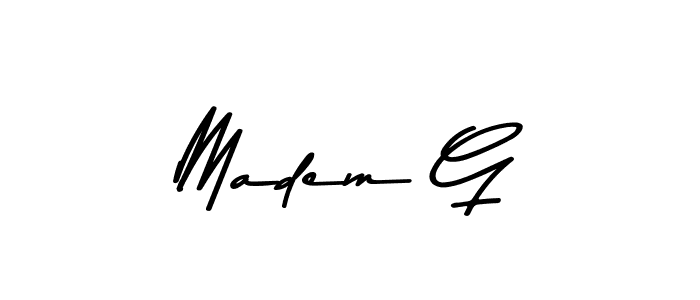 Also we have Madem G name is the best signature style. Create professional handwritten signature collection using Asem Kandis PERSONAL USE autograph style. Madem G signature style 9 images and pictures png