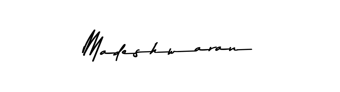 Make a beautiful signature design for name Madeshwaran. With this signature (Asem Kandis PERSONAL USE) style, you can create a handwritten signature for free. Madeshwaran signature style 9 images and pictures png