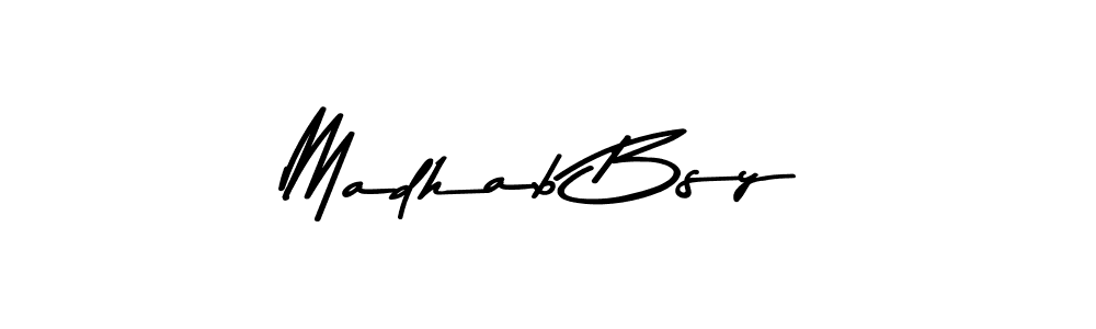 It looks lik you need a new signature style for name Madhab Bsy. Design unique handwritten (Asem Kandis PERSONAL USE) signature with our free signature maker in just a few clicks. Madhab Bsy signature style 9 images and pictures png