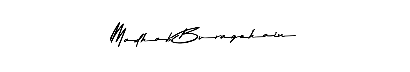 Here are the top 10 professional signature styles for the name Madhab Buragohain. These are the best autograph styles you can use for your name. Madhab Buragohain signature style 9 images and pictures png