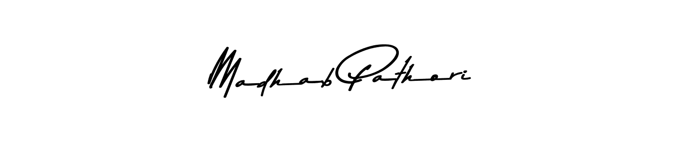 The best way (Asem Kandis PERSONAL USE) to make a short signature is to pick only two or three words in your name. The name Madhab Pathori include a total of six letters. For converting this name. Madhab Pathori signature style 9 images and pictures png