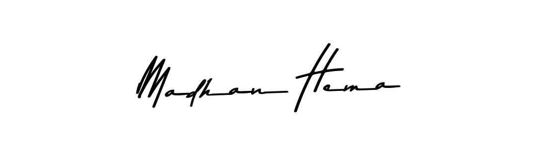 This is the best signature style for the Madhan Hema name. Also you like these signature font (Asem Kandis PERSONAL USE). Mix name signature. Madhan Hema signature style 9 images and pictures png