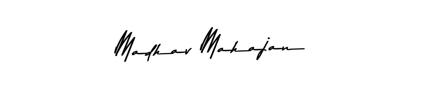 Also we have Madhav Mahajan name is the best signature style. Create professional handwritten signature collection using Asem Kandis PERSONAL USE autograph style. Madhav Mahajan signature style 9 images and pictures png