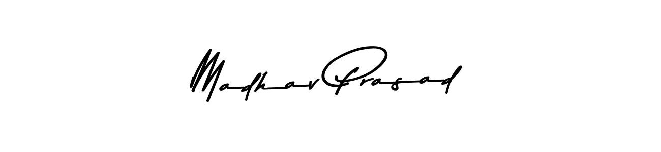 Use a signature maker to create a handwritten signature online. With this signature software, you can design (Asem Kandis PERSONAL USE) your own signature for name Madhav Prasad. Madhav Prasad signature style 9 images and pictures png