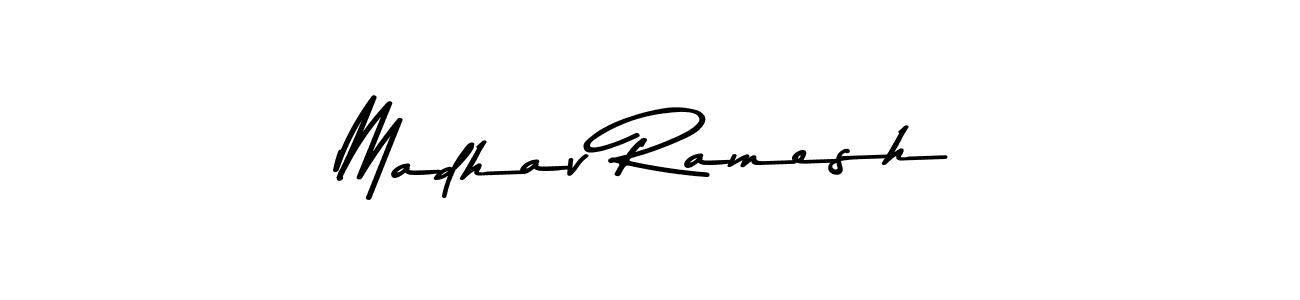 Also You can easily find your signature by using the search form. We will create Madhav Ramesh name handwritten signature images for you free of cost using Asem Kandis PERSONAL USE sign style. Madhav Ramesh signature style 9 images and pictures png