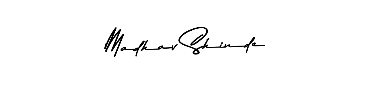 The best way (Asem Kandis PERSONAL USE) to make a short signature is to pick only two or three words in your name. The name Madhav Shinde include a total of six letters. For converting this name. Madhav Shinde signature style 9 images and pictures png