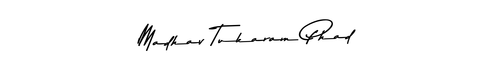 if you are searching for the best signature style for your name Madhav Tukaram Phad. so please give up your signature search. here we have designed multiple signature styles  using Asem Kandis PERSONAL USE. Madhav Tukaram Phad signature style 9 images and pictures png