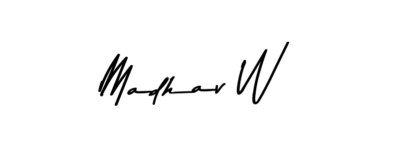 Similarly Asem Kandis PERSONAL USE is the best handwritten signature design. Signature creator online .You can use it as an online autograph creator for name Madhav W. Madhav W signature style 9 images and pictures png