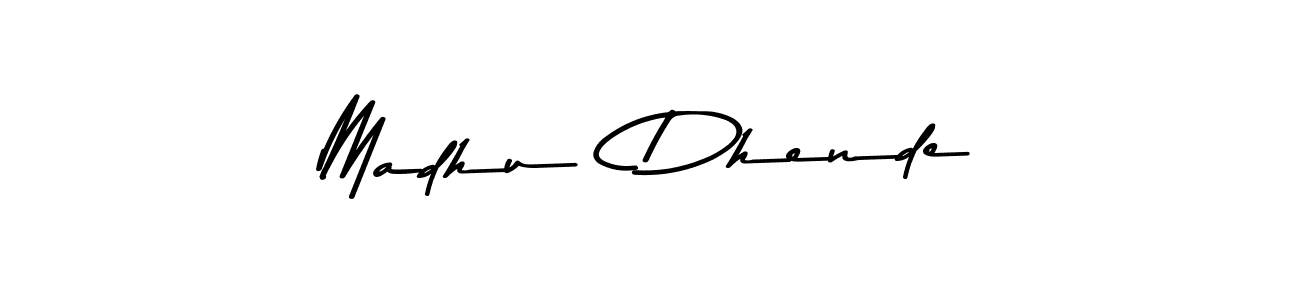 Here are the top 10 professional signature styles for the name Madhu  Dhende. These are the best autograph styles you can use for your name. Madhu  Dhende signature style 9 images and pictures png