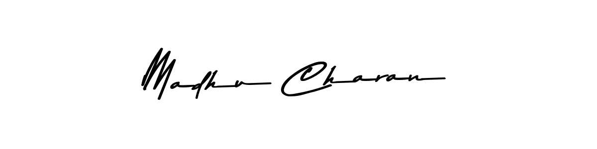 Madhu Charan stylish signature style. Best Handwritten Sign (Asem Kandis PERSONAL USE) for my name. Handwritten Signature Collection Ideas for my name Madhu Charan. Madhu Charan signature style 9 images and pictures png