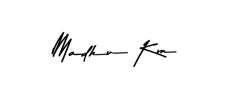 You should practise on your own different ways (Asem Kandis PERSONAL USE) to write your name (Madhu Km) in signature. don't let someone else do it for you. Madhu Km signature style 9 images and pictures png