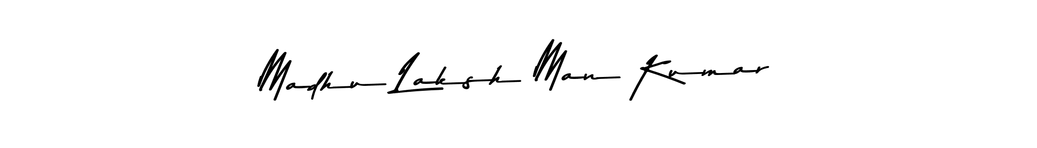 Madhu Laksh Man Kumar stylish signature style. Best Handwritten Sign (Asem Kandis PERSONAL USE) for my name. Handwritten Signature Collection Ideas for my name Madhu Laksh Man Kumar. Madhu Laksh Man Kumar signature style 9 images and pictures png