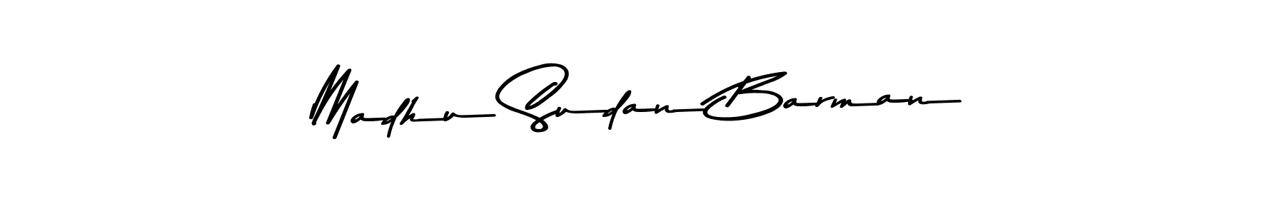 The best way (Asem Kandis PERSONAL USE) to make a short signature is to pick only two or three words in your name. The name Madhu Sudan Barman include a total of six letters. For converting this name. Madhu Sudan Barman signature style 9 images and pictures png