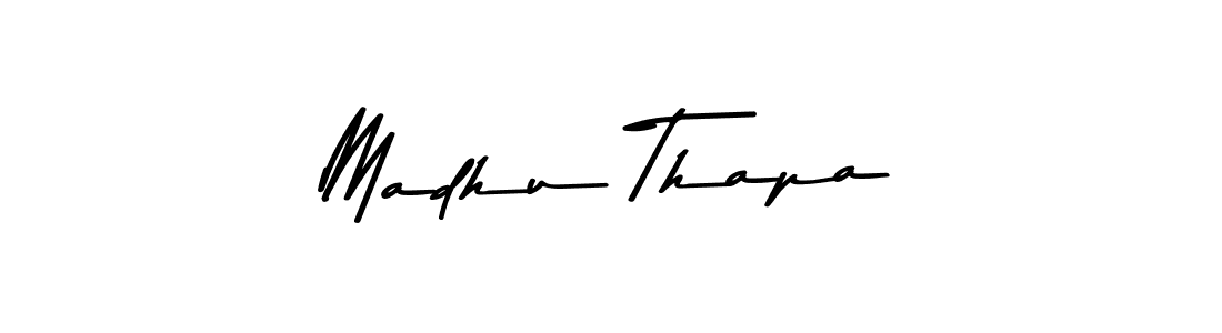 This is the best signature style for the Madhu Thapa name. Also you like these signature font (Asem Kandis PERSONAL USE). Mix name signature. Madhu Thapa signature style 9 images and pictures png
