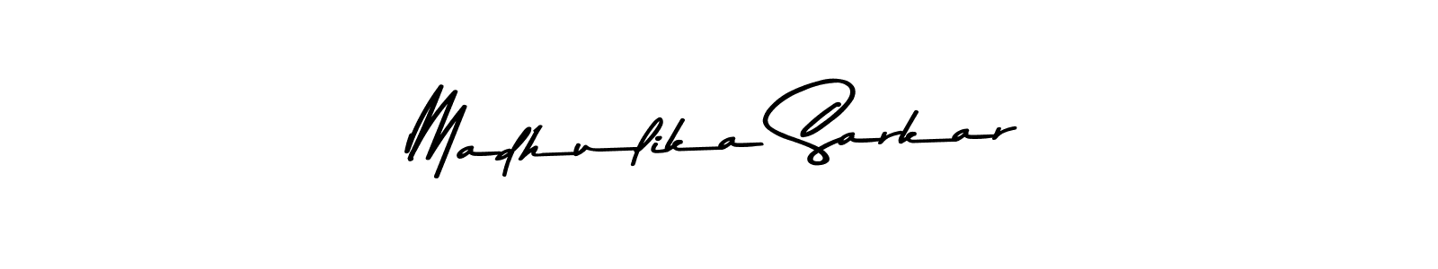 Make a beautiful signature design for name Madhulika Sarkar. Use this online signature maker to create a handwritten signature for free. Madhulika Sarkar signature style 9 images and pictures png