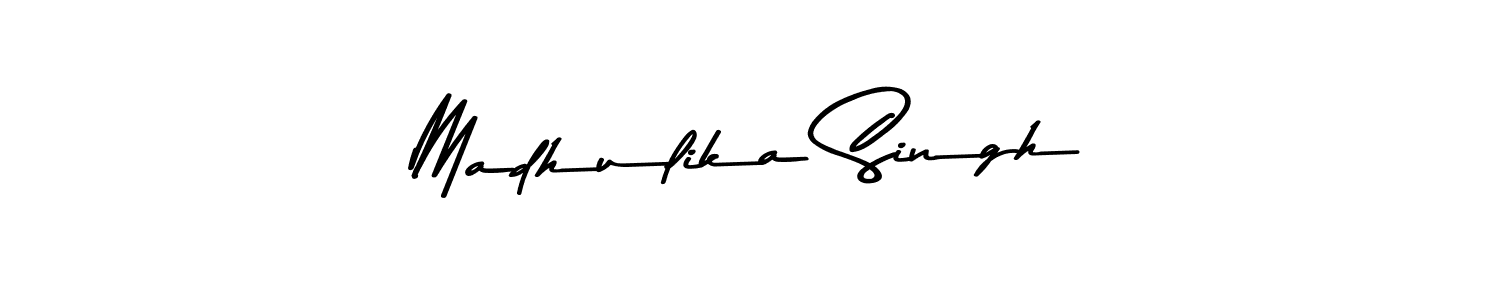 The best way (Asem Kandis PERSONAL USE) to make a short signature is to pick only two or three words in your name. The name Madhulika Singh include a total of six letters. For converting this name. Madhulika Singh signature style 9 images and pictures png